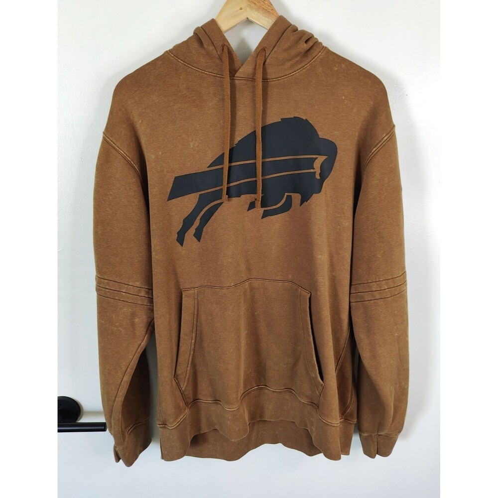 Nike Buffalo Bills Salute To Service Brown Pullover Sweatshirt Hoodie Mens Large